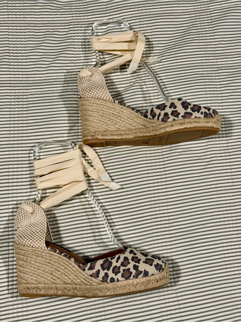 NWOT Margaux 'Ankle Wrap Espadrille Wedges' in 